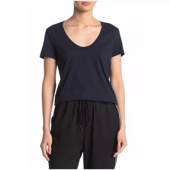 NWT STANDARD JAMES PERSE Navy Casual T-Shirt - Picture 1 of 1